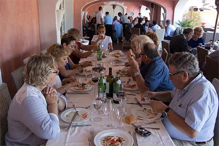 Fotografías II Congreso FETAVE 2014 - Jornada de trabajo, Almuerzo