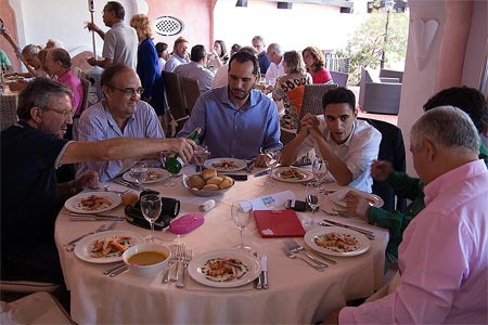 Fotografías II Congreso FETAVE 2014 - Jornada de trabajo, Almuerzo