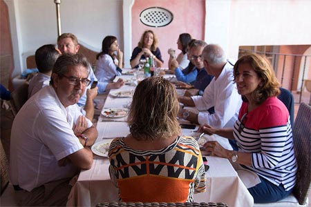 Fotografías II Congreso FETAVE 2014 - Jornada de trabajo, Almuerzo