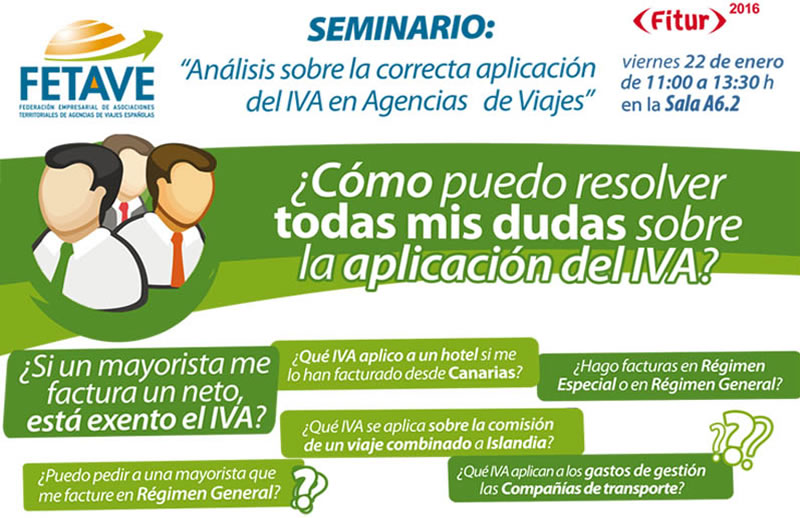 FITUR - FETAVE SEMINARIO IVA