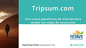 TRIPSUM.COM - UNA NUEVA PLATAFORMA DE INTERNET PARA VENDER TUS VIAJES DE VACACIONES